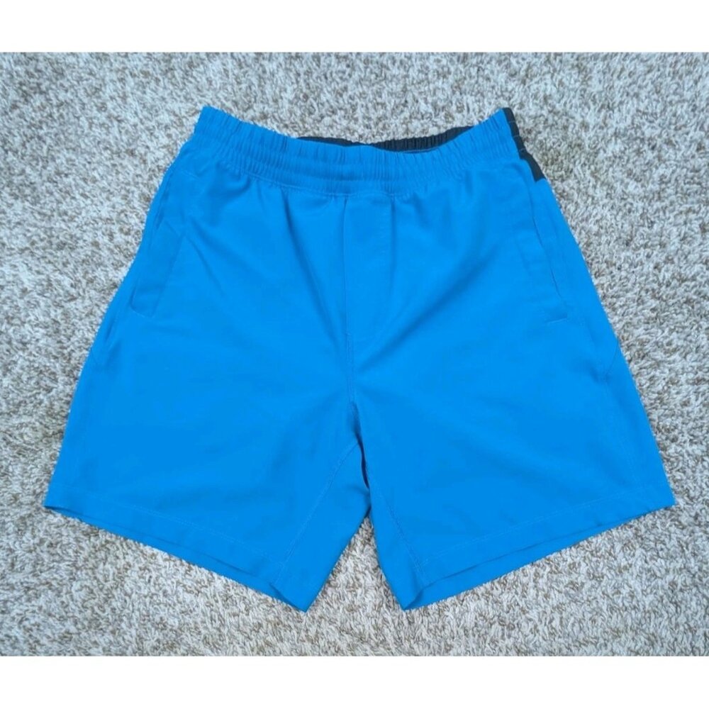 Bear Bottom Shorts Men’s Medium Blue 6.5” Inseam Nylon Performance Stretch Lined